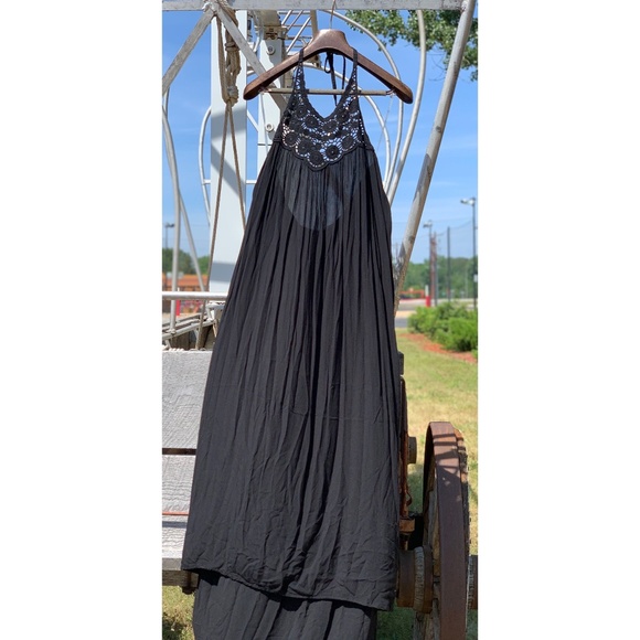 Embroidered Maxi Dress - Picture 1 of 2